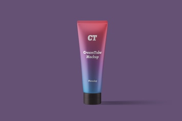 Cosmetic Cream Tube Mockups