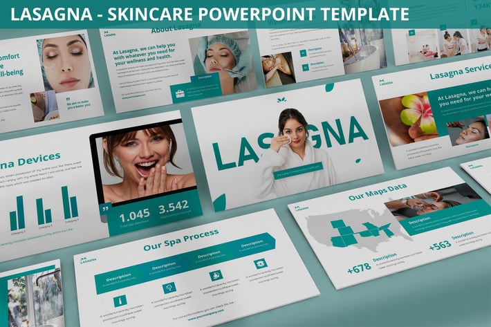Lasagna - Skincare Powerpoint Template