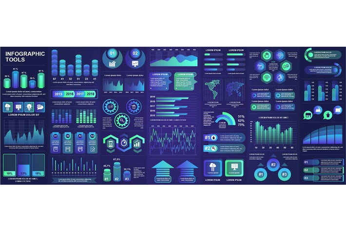 Gradient Infographics Design Template