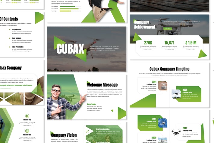 Cubax - Business Template Prensentation
