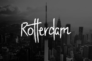 Rotterdam - Unique Handwritten / Display Font