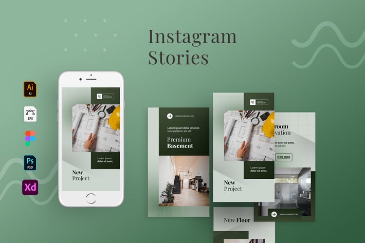 Real Estate Instagram stories Template