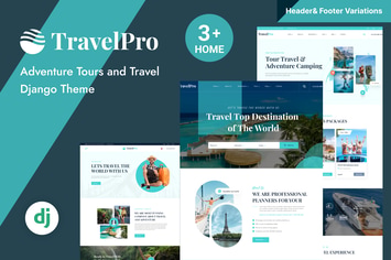 TravelPro - Tour and Travel Agency Django Template