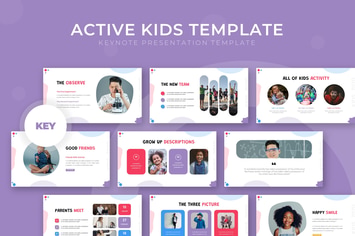 Active Kids - Keynote Template