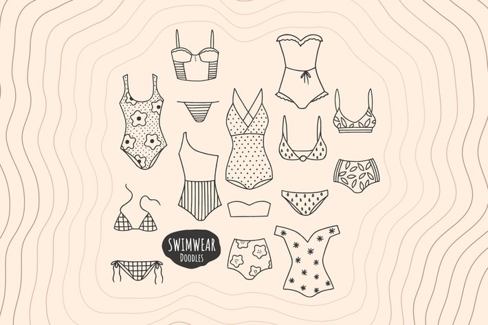 Swimwear Doodles