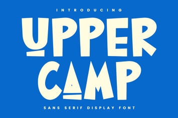 Upper Camp Sans Serif Display Font