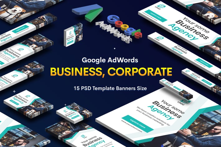 Business, Corporate Banners Ad