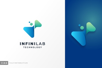 Infinity Lab Gradient Colorful Logo