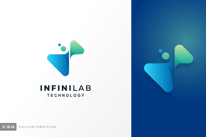 Infinity Lab Gradient Colorful Logo