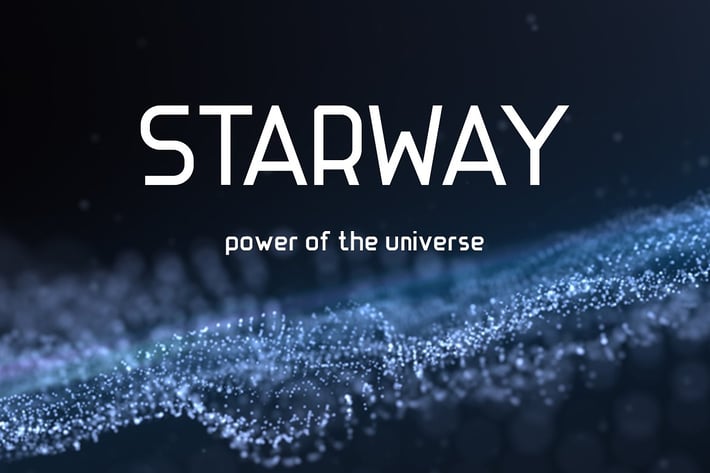 STARWAY — strict and stylish font