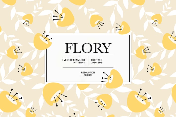 Flory – Vector Seamless Pattern