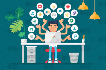 Web Social Network Concept