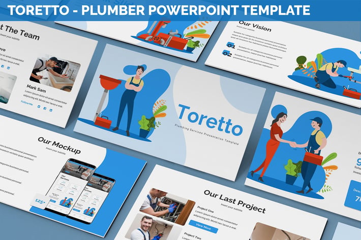 Toretto - Plumber Powerpoint Template