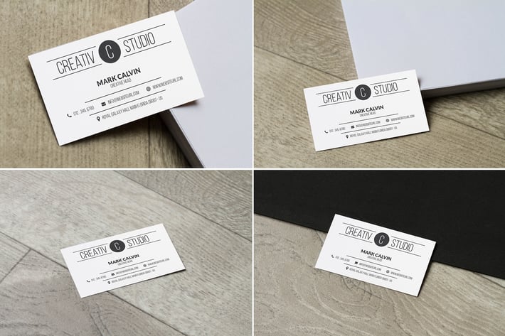 Business Card Mock Up Vol 10