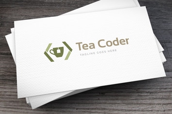 Tea Coder Logo Template