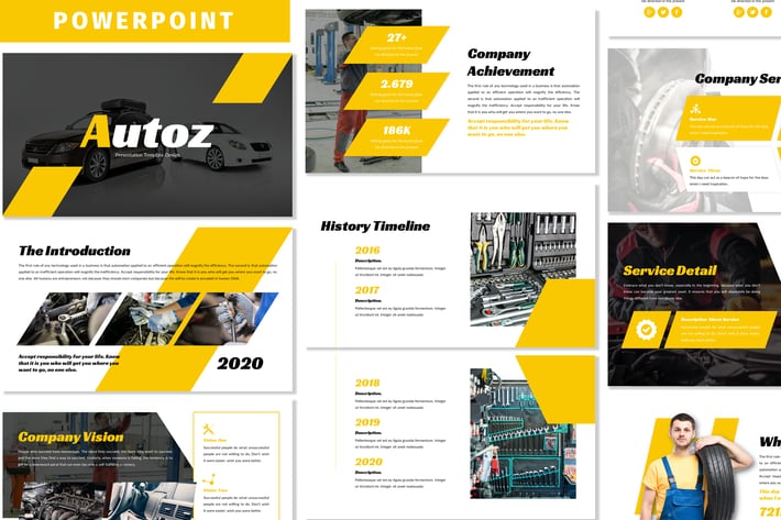 Autoz - Business Powerpoint Template