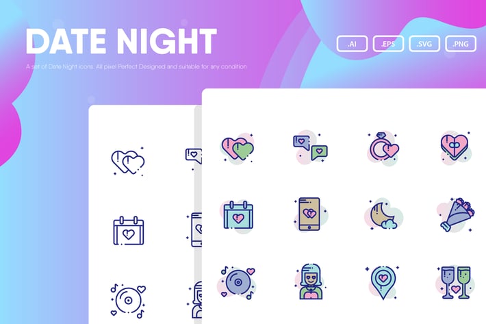 Date Night Icon Pack