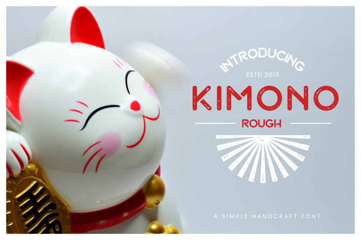 Kimono - Japanese Display Typeface