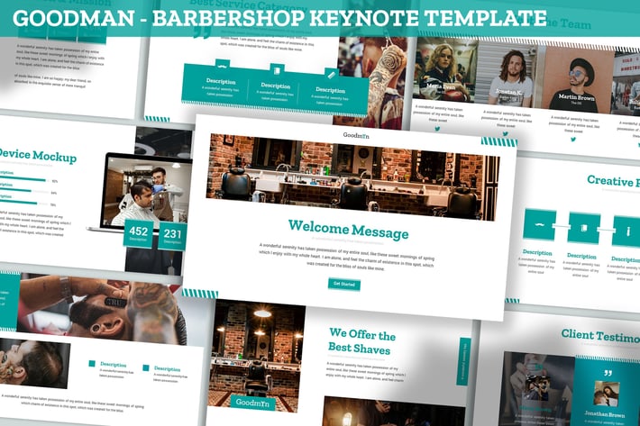 Goodman - Barbershop Keynote Template