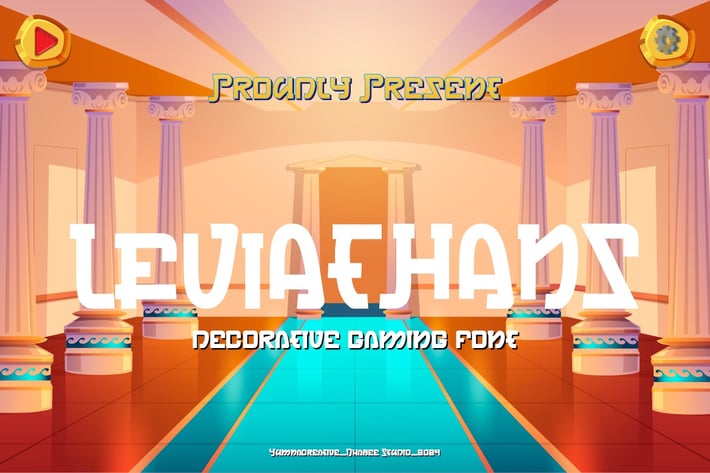 Leviathans - Decorative Gaming Font
