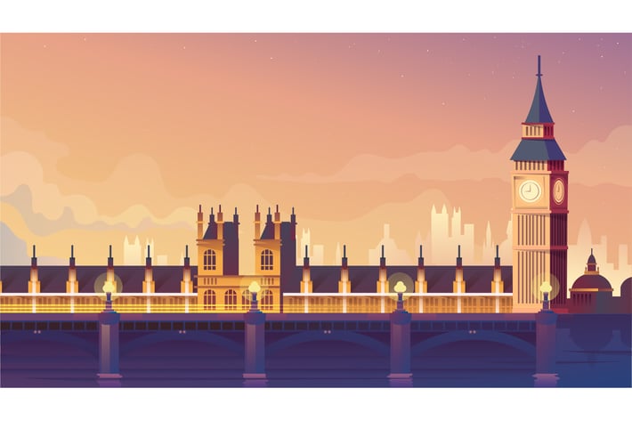 London - Illustration Background