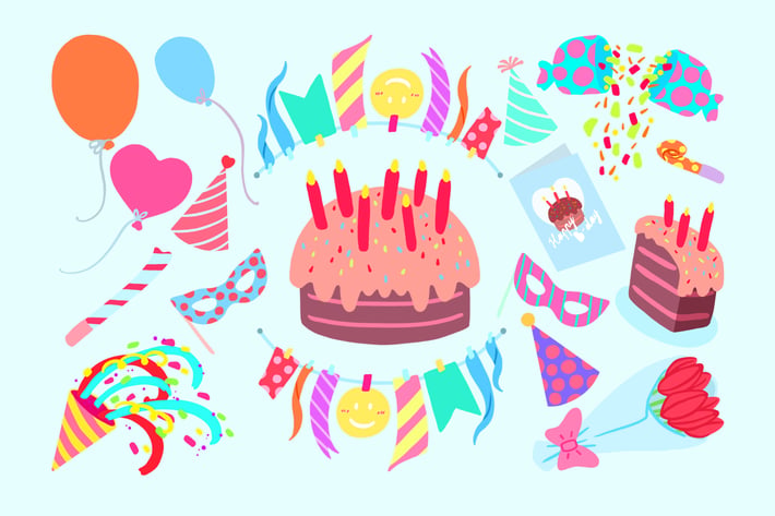 Happy B-day Clipart