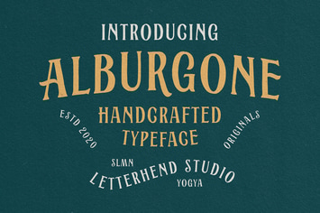 Alburgone - Display Typeface