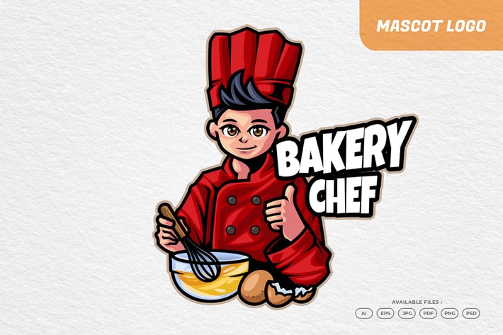 Bakery Chef Logo