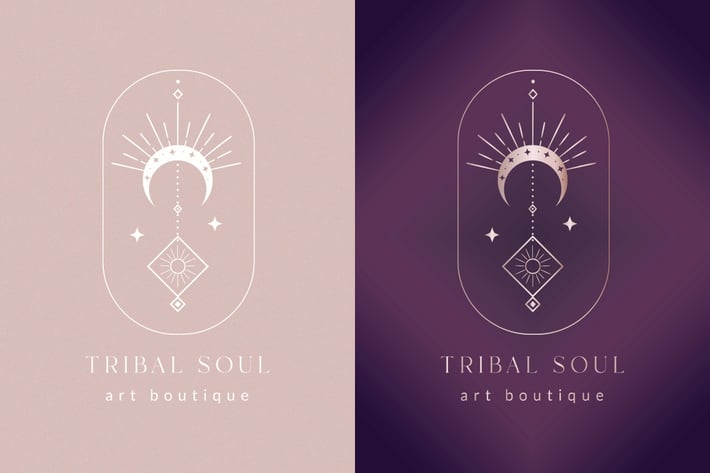 Premade Tribal Soul Designs for Blog. Feminine.