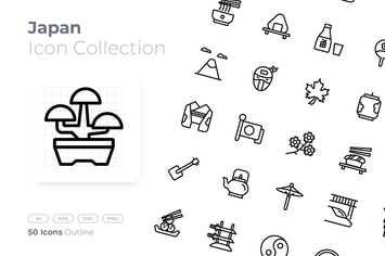 Japan Outline Icon