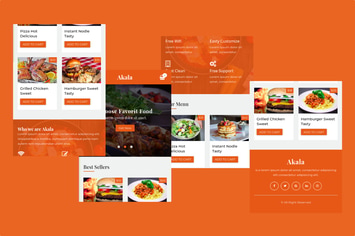 Akala - Mobile Template for Food, Cafe, Restaurant