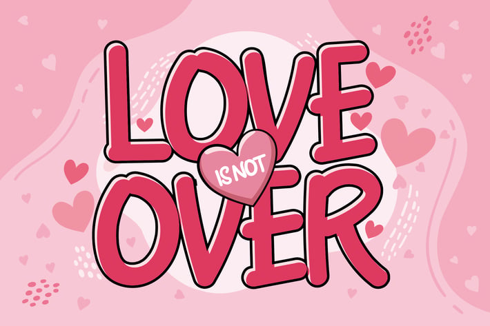 Love Over - Lovely Display Font