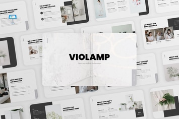 Violamp - Clean & Minimal Keynote Template