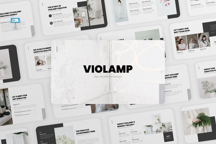 Violamp - Clean & Minimal Keynote Template