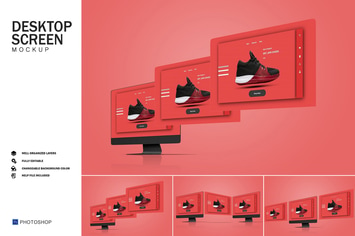 Desktop Screen Mockups