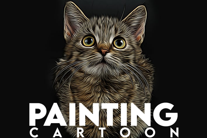 Cartoon Painting Photoshop Action 