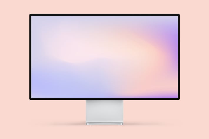 Apple Pro Display 4K Mockup