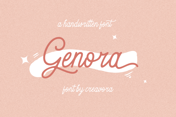Genora - Beautiful Script Font