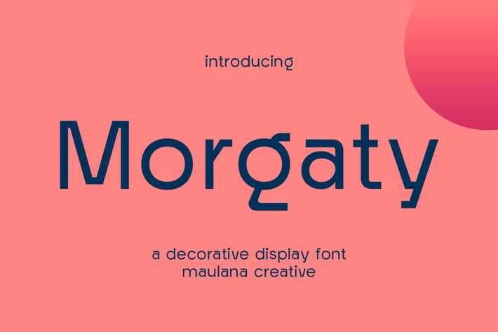 Morgaty Sans Display Font