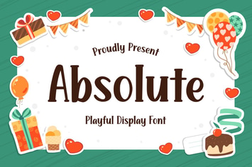Absolute - Playful Display Font