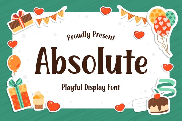 Absolute - Playful Display Font