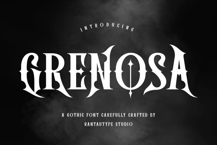 Grenosa Gothic Font