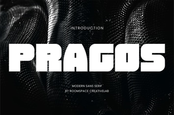 Pragos - Logo Headline Modern Fonts
