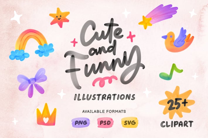 25+ Cute and Funny Illustrations