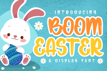 Boom Easter Marker Display Font