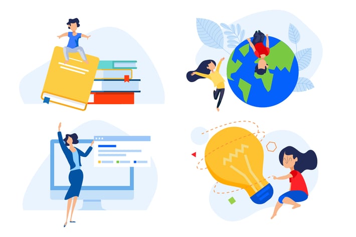 Set of education concepts