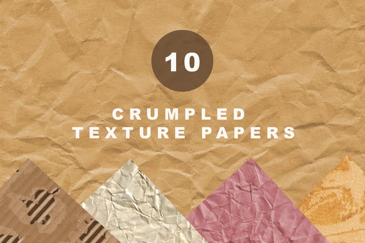 Crumpled texture papers