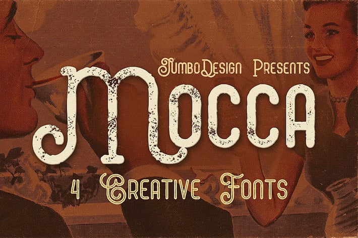Mocca - Vintage Style Font