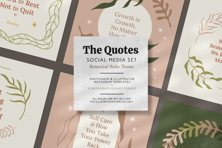 Botanical Quotes Instagram Post 