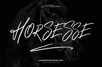Horsesse Brush Font